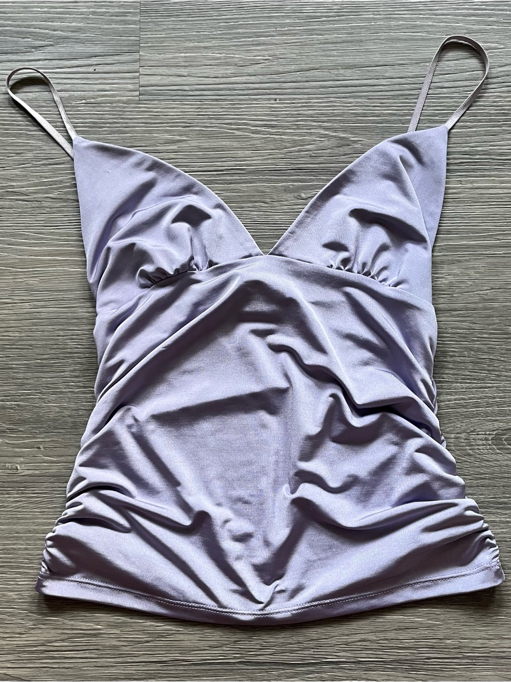 Forever 21 Lavender Ruched Cami Top